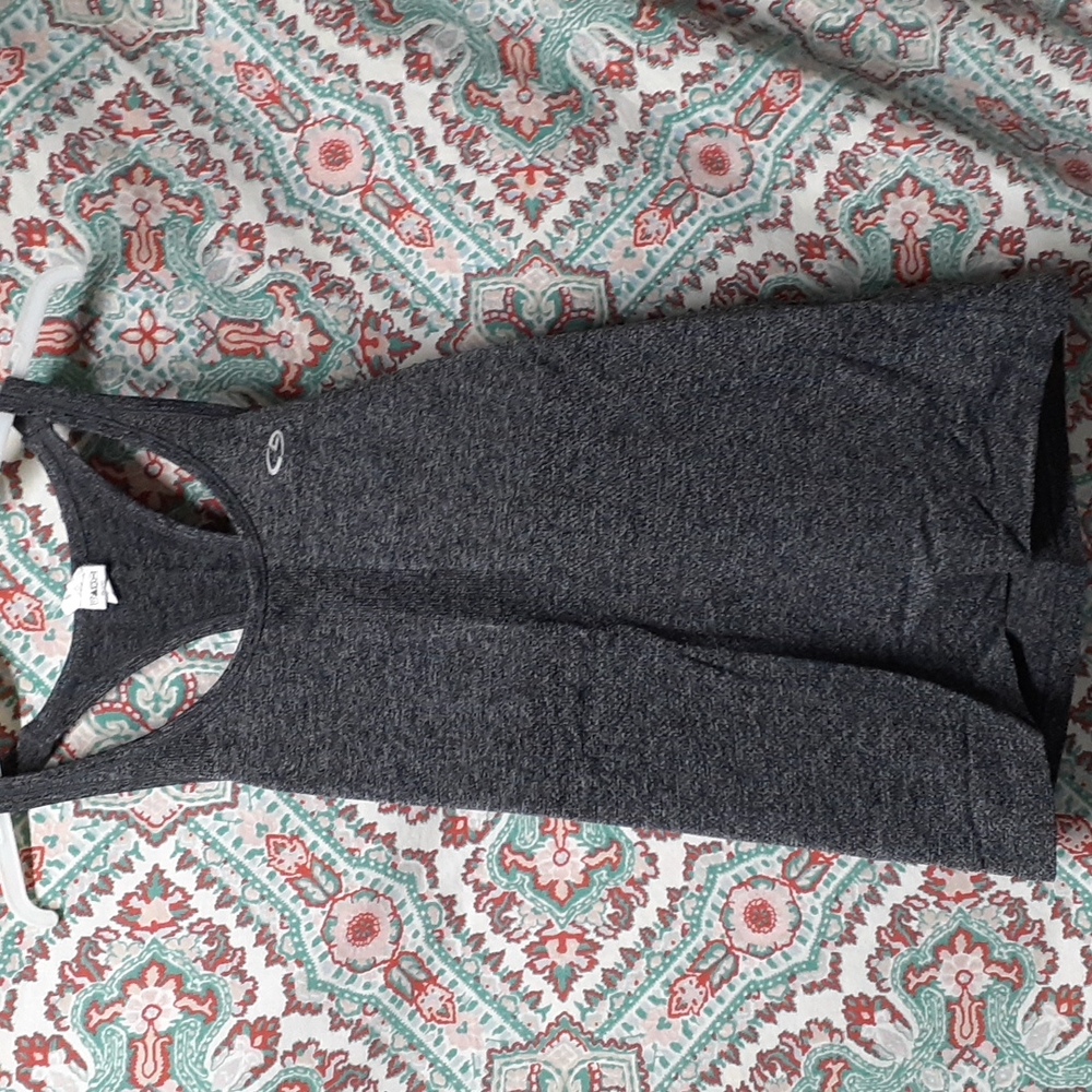 Champion Black & Grey Duo Dry Tank Top, Size XS